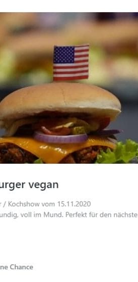 Rezept Cheeseburger vegan