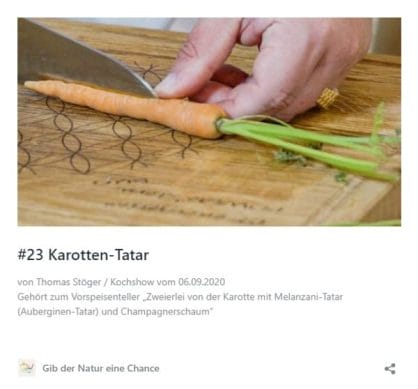 Rezept Karotten-Tatar