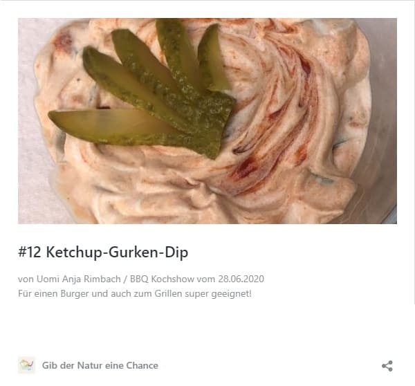 Rezept Ketchup-Gurken-Dip
