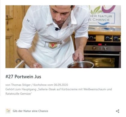 Rezept Portwein Jus