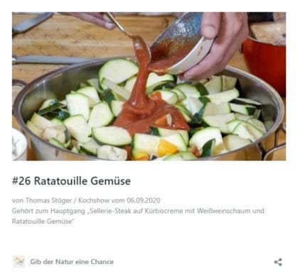 Rezept Ratatouille Gemüse