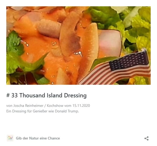 Rezept Thousand Island Dressing
