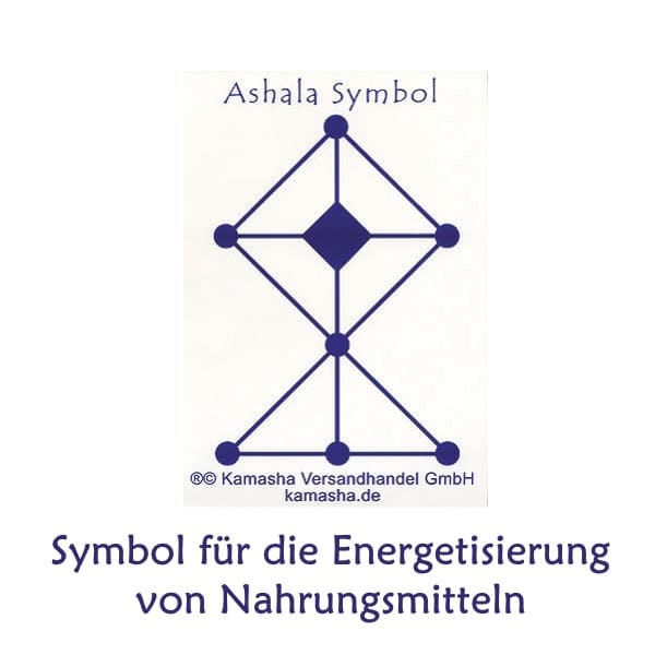 Ashala Symbol für Energetisierung von Nahrungsmitteln, Kamasha