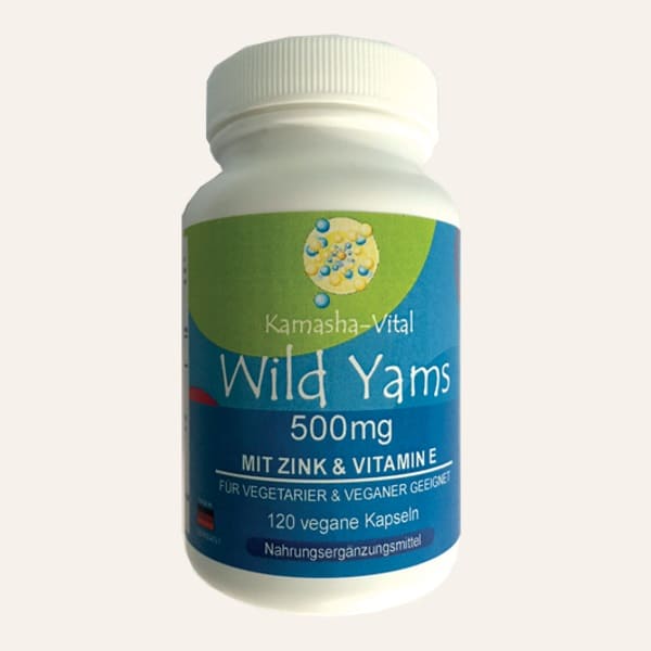 Wild-Yams mit Zink und Vitamin E