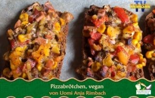 Vegane Pizzabrötchen