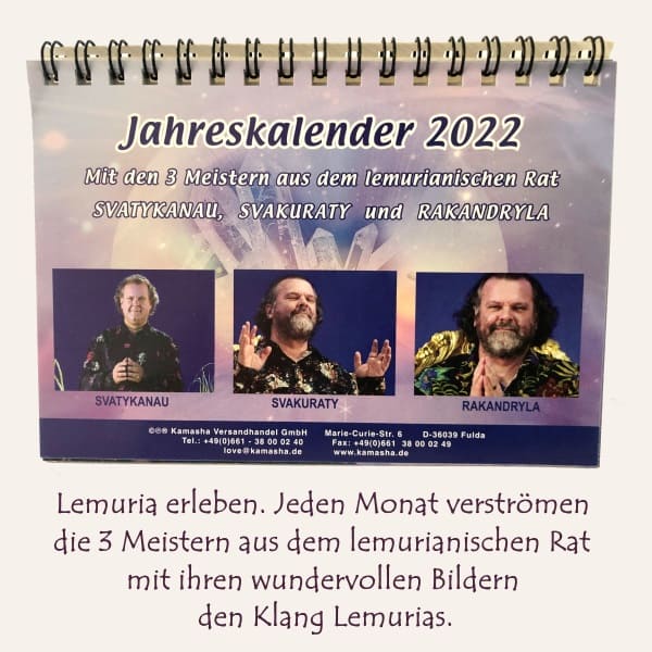 Jahreskalender 2022 Lemuria