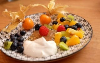Rezept für jetzt Meisterspeise aus Tee auf Früchtebett