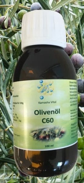 C60 Fulleren mit Olivenöl